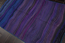 3'x4'Hand Knotted 100% Silk Kilim Modern Oriental Area rug Purple, Blue - Oriental Rug Of Houston