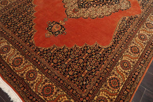 4’6" x 9’7" Vintage Hand Knotted Traditional Wool 200 KPSI Area Rug Antique Rose - Oriental Rug Of Houston
