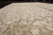 4x6 Ivory, Gray Hand Knotted Tibetan 100% Wool Tibetan Modern & Contemporary Oriental Area Rug