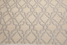 8'11" x 12'8" Hand Knotted Wool Peshawar Oriental Area Rug Gray/Slate Modern