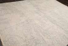 8'11"x 11'11" Hand Knotted Wool Antiqued Turkish weave Area Rug Muted Tone on Tone Gray - Oriental Rug Of Houston