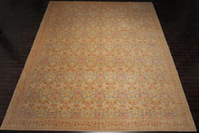 14'6''x19'10'' Palace Beige Hand Knotted 100% Wool Transitional Oriental Area Rug