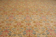 14'6''x19'10'' Palace Beige Hand Knotted 100% Wool Transitional Oriental Area Rug
