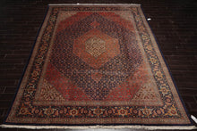 10x14 Navy Hand Knotted 100% Wool Tabriz Traditional 300 KPSI Oriental Area Rug