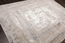 Loom Bloom 6'7" x 9' Nova Abstract Oriental Area Rug Cream, Beige, Gray, Brown - Oriental Rug Of Houston
