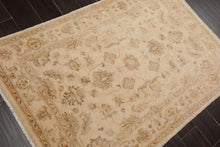 3’5” x 5’ Hand Knotted 100% Wool Peshawar Traditional Oriental Area Rug Beige