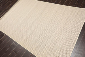 5' x8' Persian Oriental Area Rug Dhurry Multi Size Wool Traditional Herringbone pattern