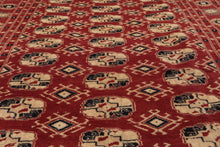 4'2"x6'4" Hand Knotted Wool Bokhaara Traditional 250 KPSI Oriental Area Rug Rust - Oriental Rug Of Houston