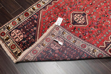 3’4” x 5’10" Vintage Hand Knotted Wool Abadehh 200 KPSI Oriental Area Rug Coral