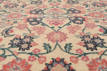 4'11'' x 9'5'' Runner Hand Knotted Wool Rare Romanian Kashaan Area Rug Ivory - Oriental Rug Of Houston