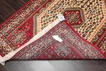 3’5” x 5’1" Vintage Hand Knotted Wool Abadehh 200 KPSI Oriental Area Rug Ivory - Oriental Rug Of Houston