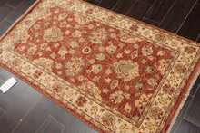3’ x 5’1" Hand Knotted 100% Wool Agra Traditional Oriental Area Rug Peach, Beige