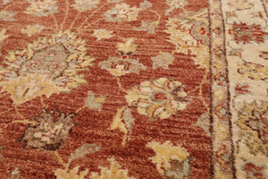 3’ x 5’1" Hand Knotted 100% Wool Agra Traditional Oriental Area Rug Peach, Beige - Oriental Rug Of Houston