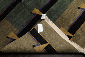 9x12 Celadon Hand Knotted Tibetan 100% Wool Michaelian & Kohlberg Traditional Oriental Area Rug