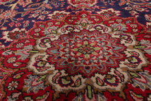 6'6'' x 9'10" Hand Knotted Wool Tabrizz Oriental Area Rug Royal Blue