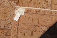 10'9"x15'1" Palace Beige Hand Knotted Tibetan 100% Wool Michaelian & Kohlberg Art Deco Oriental Area Rug