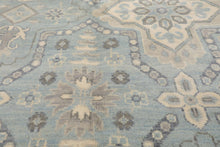 6' x 9' Hand Knotted 100% Wool Geometric Transitional Oriental Area Rug Blue - Oriental Rug Of Houston