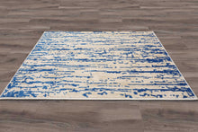 Blue Beige Color Machine Made Persian style rugs.