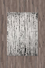 Gray Black Color Machine Made Persian style rugs