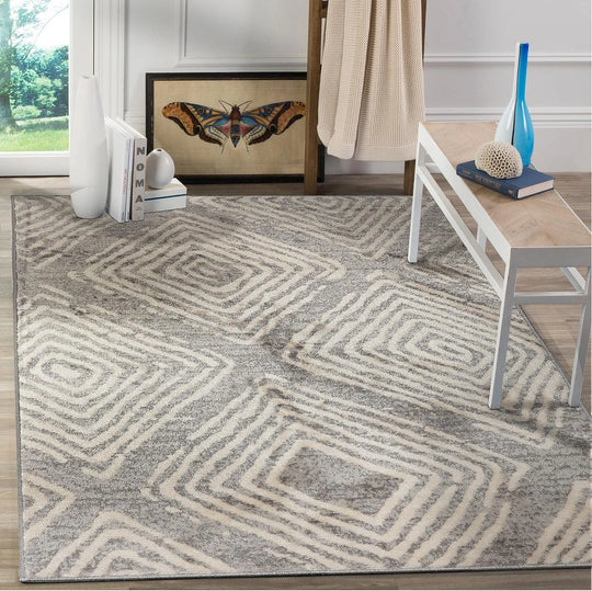 Multi Size Diamond Modern & Contemporary Turkish Oriental Area Rug