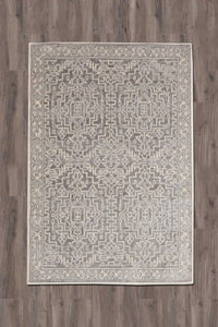 Gray Beige Color Machine Made Persian style rugs.