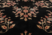 6' x 9' Hand Knotted 100% Wool Rare Romanian Saroukk Area Rug Black - Oriental Rug Of Houston