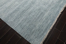 Multi Sizes Gray Hand Knotted Wool and Silk Modern Oriental Area Rug - Oriental Rug Of Houston