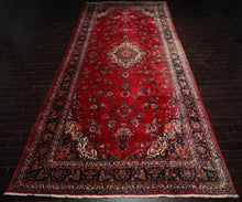 10'2'' x 20' Red, Charcoal Palace Hand Knotted 100% Wool Traditional Oriental Area Rug