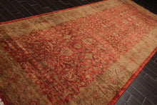 6'1" x 14'10" Hand Knotted Peshawar Palace Runner Silky Sheen 200 KPSI Area Rug Red - Oriental Rug Of Houston