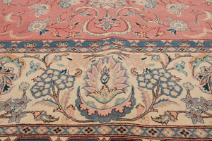 8x10 Pale Pink Hand Knotted 100% Wool Pak Persian 16/18 300 KPSI Oriental Area Rug - Oriental Rug Of Houston