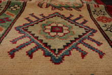 9x12 Red Hand Knotted 100% Wool Kazakh Modern & Contemporary Oriental Area Rug