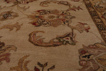 7’11”x9’4" Authentic Hand Knotted Wool Turkish Oushak Oriental Area Rug Beige - Oriental Rug Of Houston