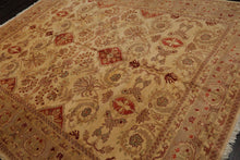 8’x10’ Authentic Turkish Oushak Hand Knotted Wool Area Rug Light Gold - Oriental Rug Of Houston