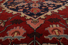9’11" x 13’11” Herizz Hand Knotted Wool Traditional Area Rug Orangy Red