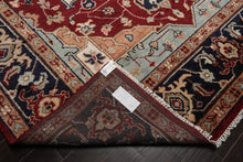 Herizz Hand Knotted 100% Wool Traditional Oriental Area Rug Rust 8’10" x 12’ - Oriental Rug Of Houston