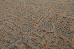 Authentic Turkish Oushak Hand Knotted Wool Oriental Area Rug Sea Foam 6’x9’ - Oriental Rug Of Houston
