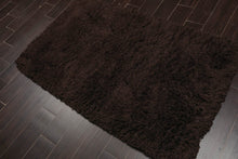 3x5 Chocolate Handmade Shag 100% Wool Modern & Contemporary Oriental Area Rug