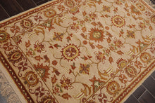 4' x 5'11'' Hand Knotted 100% Wool Oushak Traditional Area Rug Taupe, Beige - Oriental Rug Of Houston