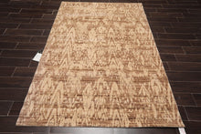 5'3" x 7'5" Transitional Wool & Art Silk Oriental Area Rug Taupe - Oriental Rug Of Houston