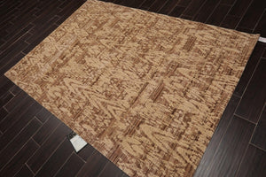 5'3" x 7'5" Transitional Wool & Art Silk Oriental Area Rug Taupe