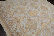 7’7" x 10’1” Muted Turkish Oushak Hand Knotted Wool Traditional Area Rug - Oriental Rug Of Houston