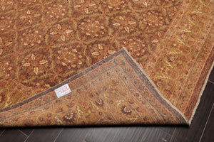 8' x 9'8" Hand Knotted 250 KPSI Distress Finish Afghan Area Rug Brown by Ariana