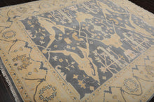 8’2"x9’11” Muted Turkish Oushak Hand Knotted 100% Wool Area Rug Slate - Oriental Rug Of Houston