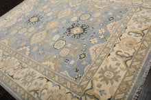 Muted Turkish Oushak 9’1" x 11’11” Hand Knotted 100% Wool Area Rug Slate - Oriental Rug Of Houston