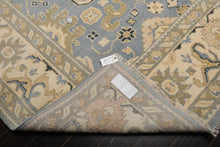 Muted Turkish Oushak 9’1" x 11’11” Hand Knotted 100% Wool Area Rug Slate - Oriental Rug Of Houston