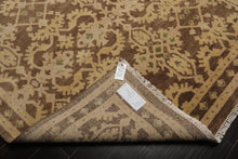 Turkish Oushak Wool 8’8" x 11’9” Hand Knotted Traditional Area Rug Brown - Oriental Rug Of Houston