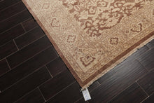 9’x12’ Hand Knotted Designer Tibetan Wool Antique Reproduction Area Rug Beige - Oriental Rug Of Houston