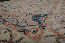 7’10" x 9’7” Arts & Crafts Turkish Oushak Hand Knotted Wool Area Rug Gray - Oriental Rug Of Houston