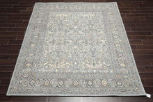 Multi Size Light Blue, Gray Hand Tufted Handmade 100% Wool Transtional Oriental Area Rug