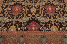 Multi Size Brown, Tan Color Hand Tufted Handmade William Morris 100% Wool Oriental Area Rug